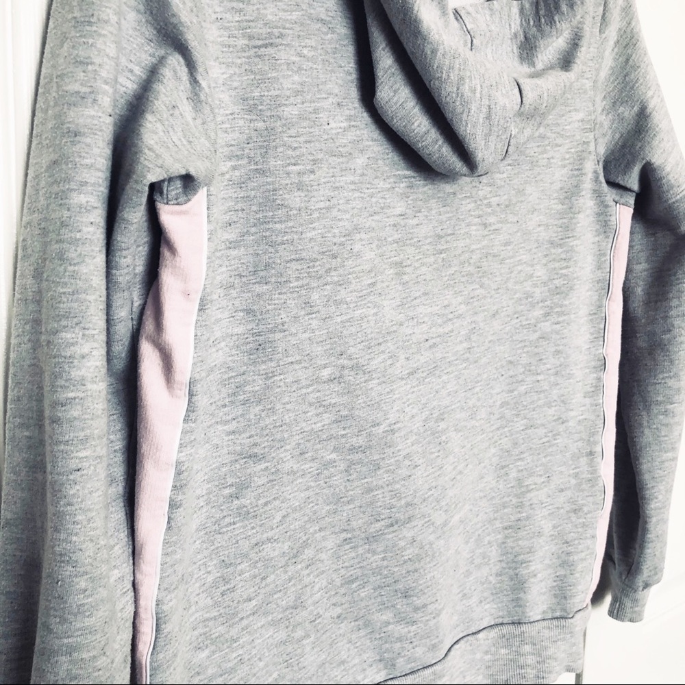 Bobby Brooks Gray/Pink Hoodie w/ Front Zipper - Picture 5 of 6